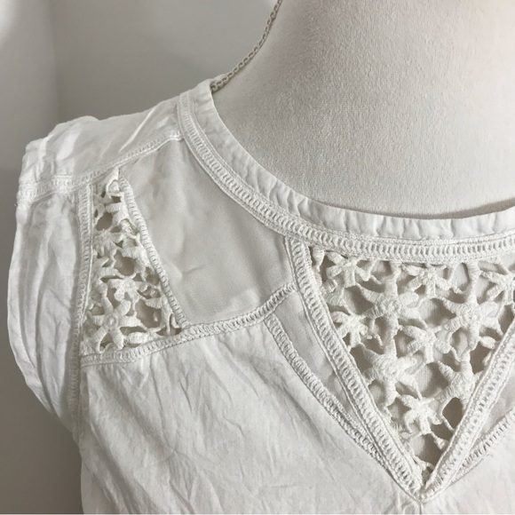 Maison coupe white cotton top - Picture 8 of 11